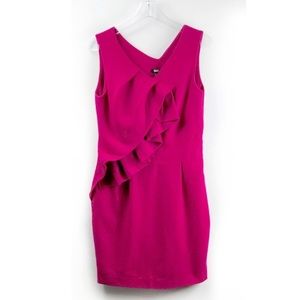 ASOS ruffle accent cocktail dress